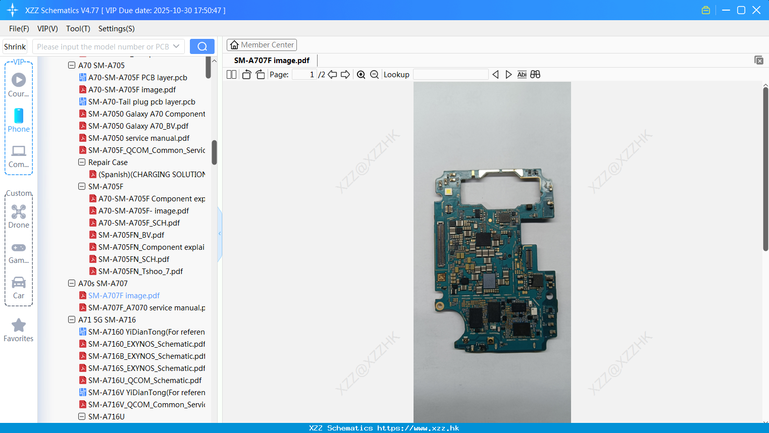 Samsung SM-A707F Image